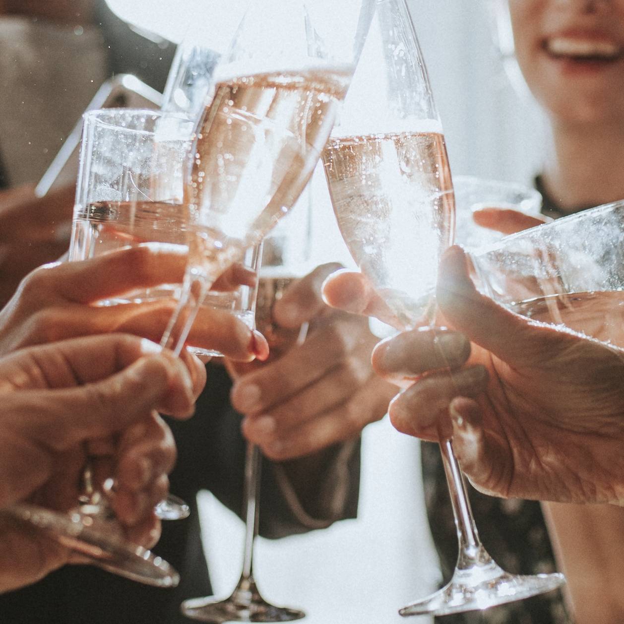 Business People Making A Toast At An Office Party